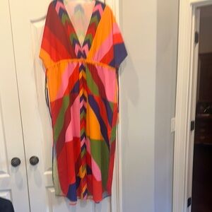 Colorful Geometric Maxi Dress